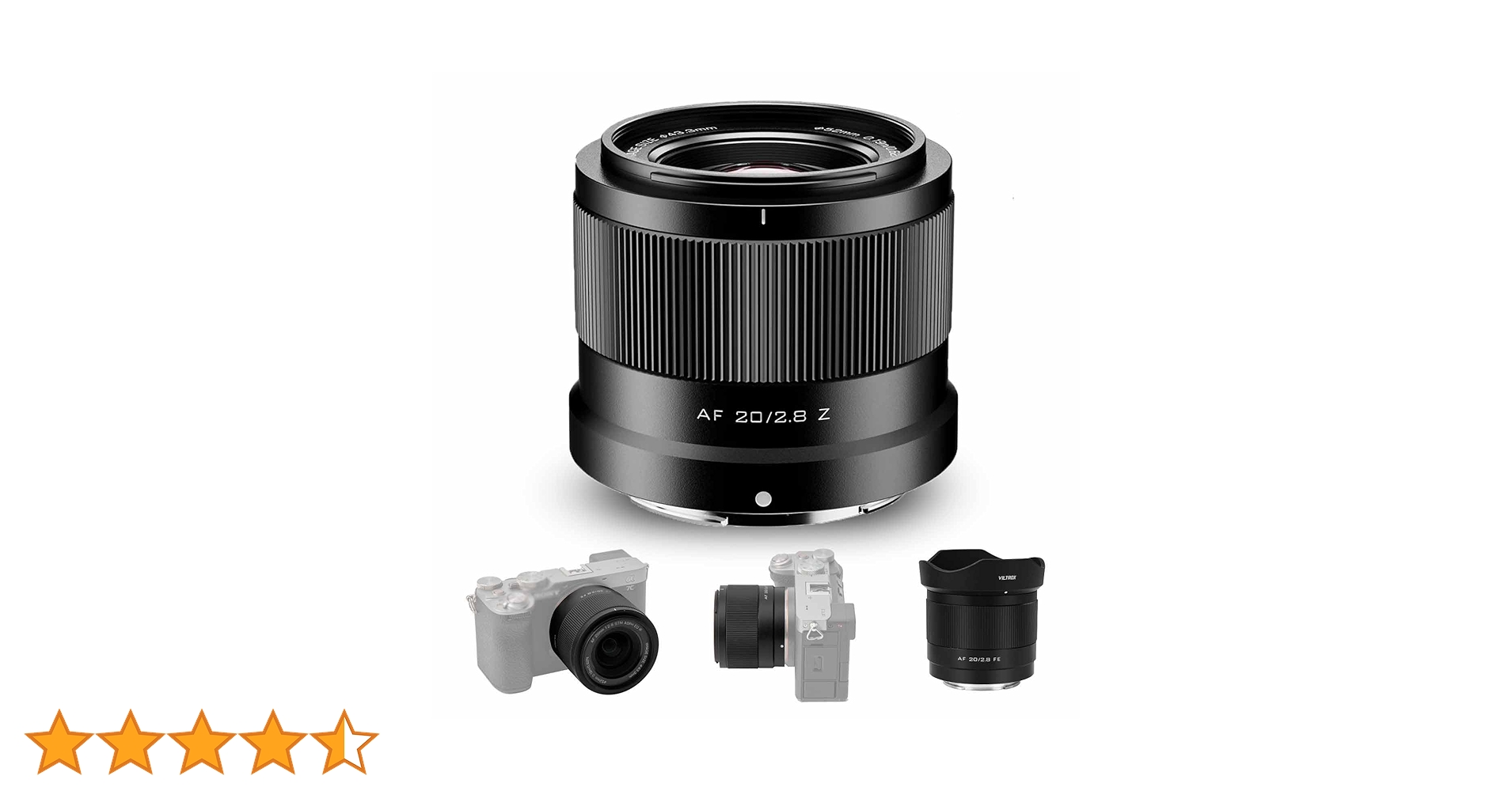 Amazon.co.jp: Viltrox 20mm F2.8 Z カメラレンズ フルサイズ対応 広角